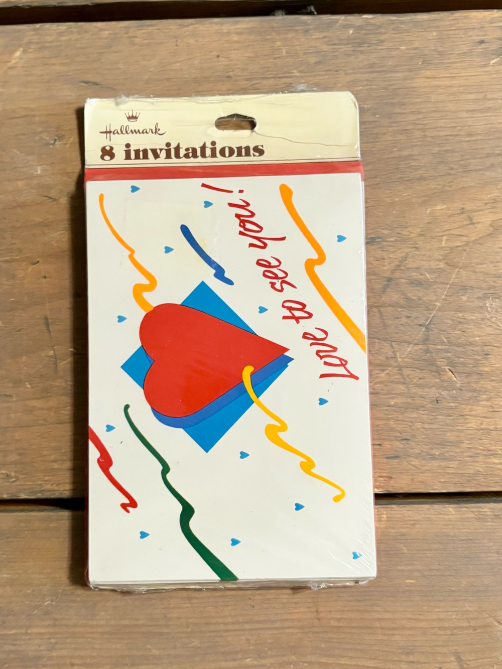 Vintage/Retro 80’s or 90’s Hallmark Party Invitations